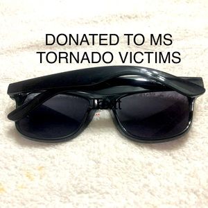 TWO (2) PAIR SUNGLASSES DIFFERENT BRANDS